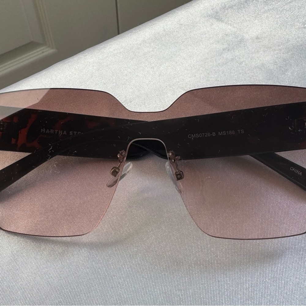 Martha Stewart Rose-Tinted Sunglasses NWOT